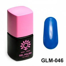 Гель-лак Мир Леди сверхстойкий - Темно голубой GLM-046